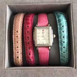 Michele Diamond Deco Mini watch